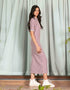 JHONNY COLLAR MIDI DRESS